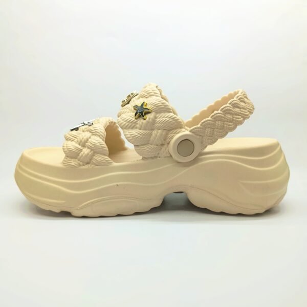 Sonimix EZ0169.02 Zenne Terlik Örgü Bej - Görsel 2