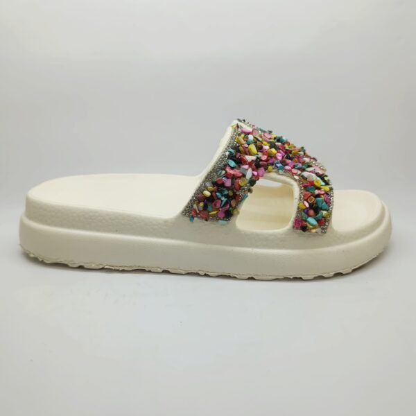 Sonimix EZ0179.10 Zenne Terlik Krem - Görsel 2