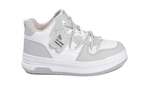 Conpax 5970 Zenne Basket Spor Ayakkabı Cilt Buz Beyaz
