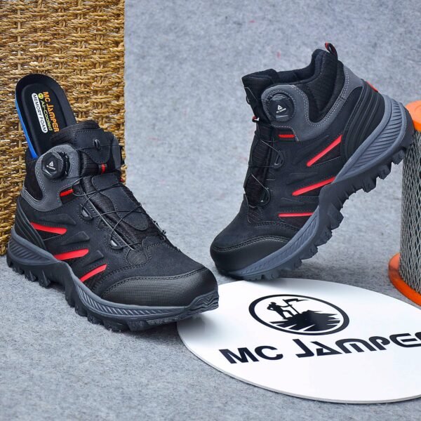 MC Jamper 2299 Merdane Siyah Kırmızı - Görsel 1